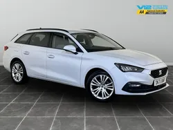 White Used 2021 Seat Leon CONNECT Estate | £11,495 (Good price)