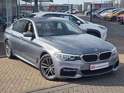 Blue Used 2017 BMW 520 M Sport Sedan | £16,898 (Fair price)