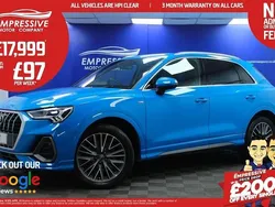 Blue Used 2019 Audi Q3 S-Line SUV | £17,999 (Fair price)