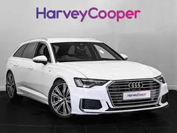 White Used 2019 Audi A6 S-Line Estate | £20,950 (Fair price)