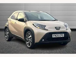 Beige New 2025 Toyota Aygo Hatchback | £16,495 (A bit pricey)
