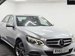 Silver Used 2015 Mercedes E220 SE Sedan | £8,995 (Fair price)