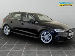 Black Used 2016 Audi A3 S-Line Hatchback | £10,595 (Fair price)