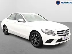 White Used 2021 Mercedes C220 SE Sedan | £16,949 (Super price)
