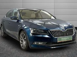 Lava blue metallic Used 2018 Skoda Superb LAURIN & KLEMENT Hatchback | £17,250 (Fair price)