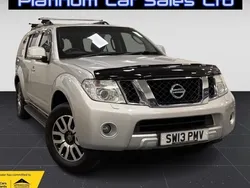Silver Used 2013 Nissan Pathfinder Tekna SUV | £9,495