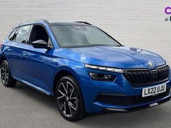 Blue Used 2022 Skoda Kamiq Monte Carlo SUV | £18,169 (Fair price)