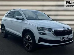 Moon white metallic Used 2025 Skoda Karoq SE L SUV | £25,950 (A bit pricey)