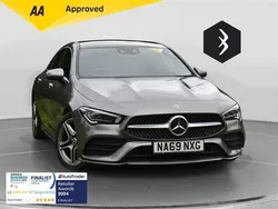Grey Used 2019 Mercedes CLA220 AMG Line Premium Plus Sedan | £18,250