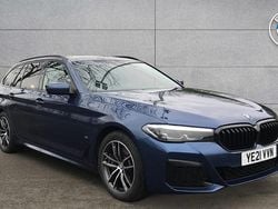Blue Used 2021 BMW 530e M Sport Estate | £32,000 (Expensive)