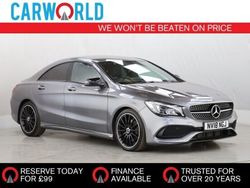 Grey Used 2018 Mercedes CLA220 AMG line Sedan | £14,300 (Fair price)