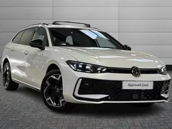 Pure white New 2025 VW Passat R-line | £40,595 (Fair price)