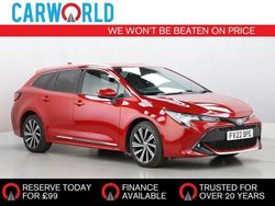 Red Used 2022 Toyota Corolla Design Estate | £17,003 (Fair price)