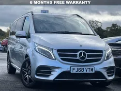 Silver Used 2019 Mercedes V250 AMG line MPV | £42,995 (Expensive)