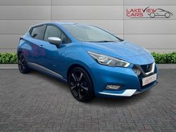 Blue Used 2017 Nissan Micra N-Connecta Hatchback | £6,645 (Fair price)