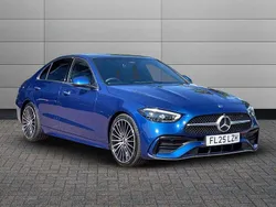 Blue Used 2025 Mercedes C200 AMG Line Premium Plus Sedan | £41,995