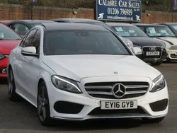 White Used 2016 Mercedes C250 Premium Plus Sedan | £14,995 (Fair price)