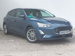Blue Used 2019 Ford Focus Titanium X Hatchback | £12,298 (Fair price)