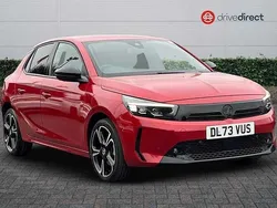 Solid flame red Used 2023 Vauxhall Corsa Ultimate Hatchback | £14,500 (A bit pricey)