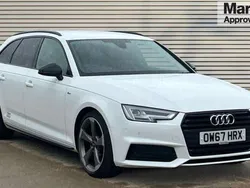 White Used 2018 Audi A4 Black Edition Estate | £17,440 (Fair price)