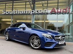 Blue Used 2021 Mercedes E300 AMG Line Premium Coupe | £23,990