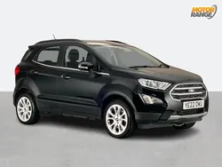 Black Used 2022 Ford Ecosport Titanium SUV | £12,295 (Fair price)