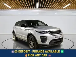 Silver Used 2018 Land Rover Range Rover evoque Landmark SUV | £14,199 (Fair price)