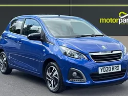 Calvi blue metallic Used 2020 Peugeot 108 Allure Hatchback | £8,300 (Fair price)