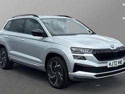 Brilliant silver metallic Used 2022 Skoda Karoq SportLine SUV | £21,091 (Good price)