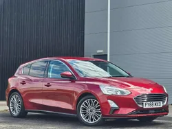 Red Used 2018 Ford Focus Titanium X Hatchback | £8,990 (Fair price)