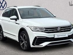 White Used 2022 VW Tiguan R-line SUV | £28,717 (Fair price)