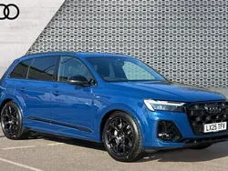 Blue New 2025 Audi Q7 Black Edition SUV | £61,000