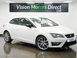 White Used 2013 Seat Leon FR Hatchback | £4,280 (Fair price)