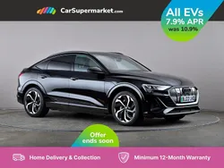 Black Used 2022 Audi e-tron Black Edition SUV | £29,197 (A bit pricey)