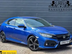 Blue Used 2018 Honda Civic SR Hatchback | £9,199 (Fair price)