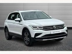White Used 2021 VW Tiguan Elegance SUV | £27,050 (Fair price)