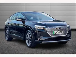 Black Used 2024 Audi Q4 e-tron Sport SUV | £36,450 (Fair price)