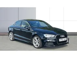 Black Used 2017 Audi A3 S-Line Sedan | £15,435 (Fair price)