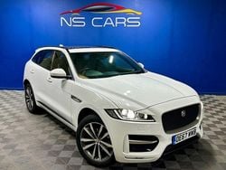 White Used 2018 Jaguar F-Pace R-Sport SUV | £14,799 (Fair price)