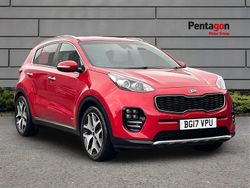 Red Used 2017 Kia Sportage GT-Line SUV | £12,799 (Good price)