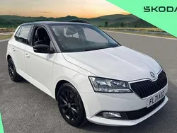 Candy white black magic pearl effect Used 2021 Skoda Fabia SE Hatchback | £12,500 (Fair price)