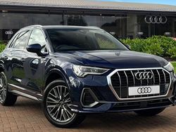 Blue New 2025 Audi Q3 S-Line SUV | £36,480 (Good price)