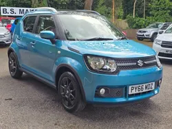 Blue/black Used 2017 Suzuki Ignis SZ-T Hatchback | £9,495 (Fair price)