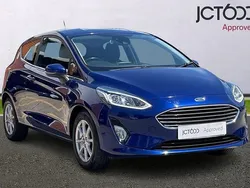 Blue Used 2018 Ford Fiesta Zetec Hatchback | £6,320 (Fair price)