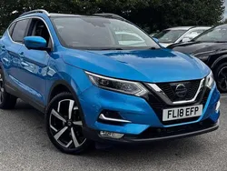 Blue Used 2018 Nissan Qashqai Tekna SUV | £12,990 (Fair price)