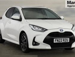 White Used 2022 Toyota Yaris Hybrid Design Hatchback | £16,517 (Fair price)