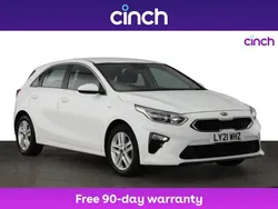 White Used 2021 Kia Ceed 2 Hatchback | £13,349 (Fair price)