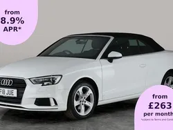 White Used 2018 Audi A3 Cabriolet Sport Cabriolet | £14,997 (Fair price)