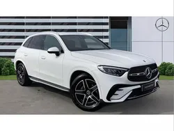 White Used 2023 Mercedes GLC300e AMG line SUV | £41,780 (Expensive)