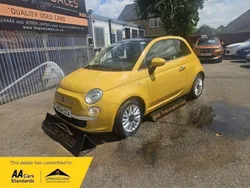 Yellow Used 2015 Fiat 500 Lounge Hatchback | £4,495 (Good price)